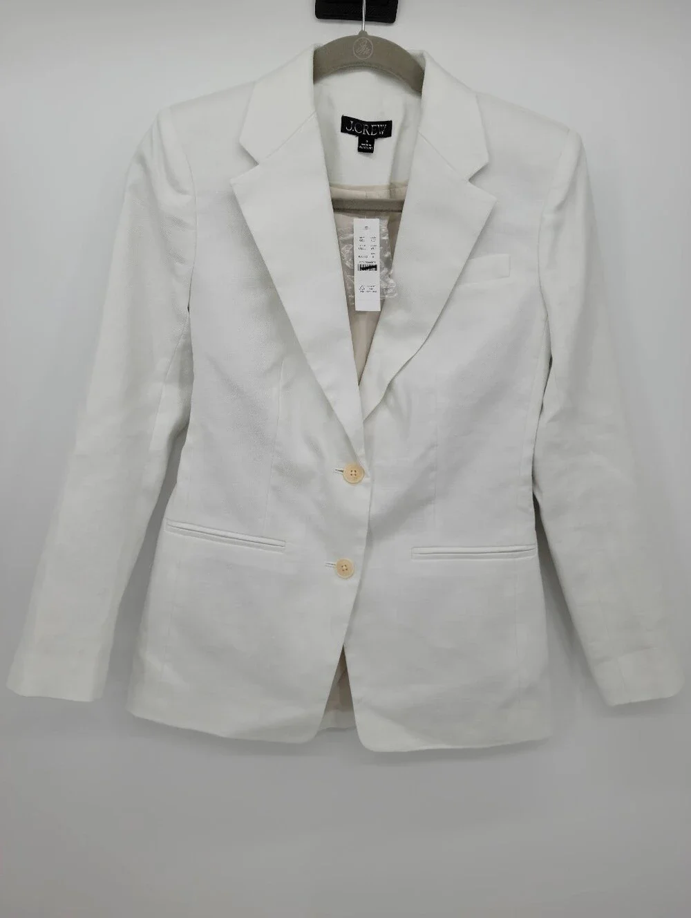 J Crew Margeaux blazer in stretch linen blend CS638 NEW Size 0